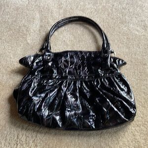 Bosanova patent leather shoulder bag